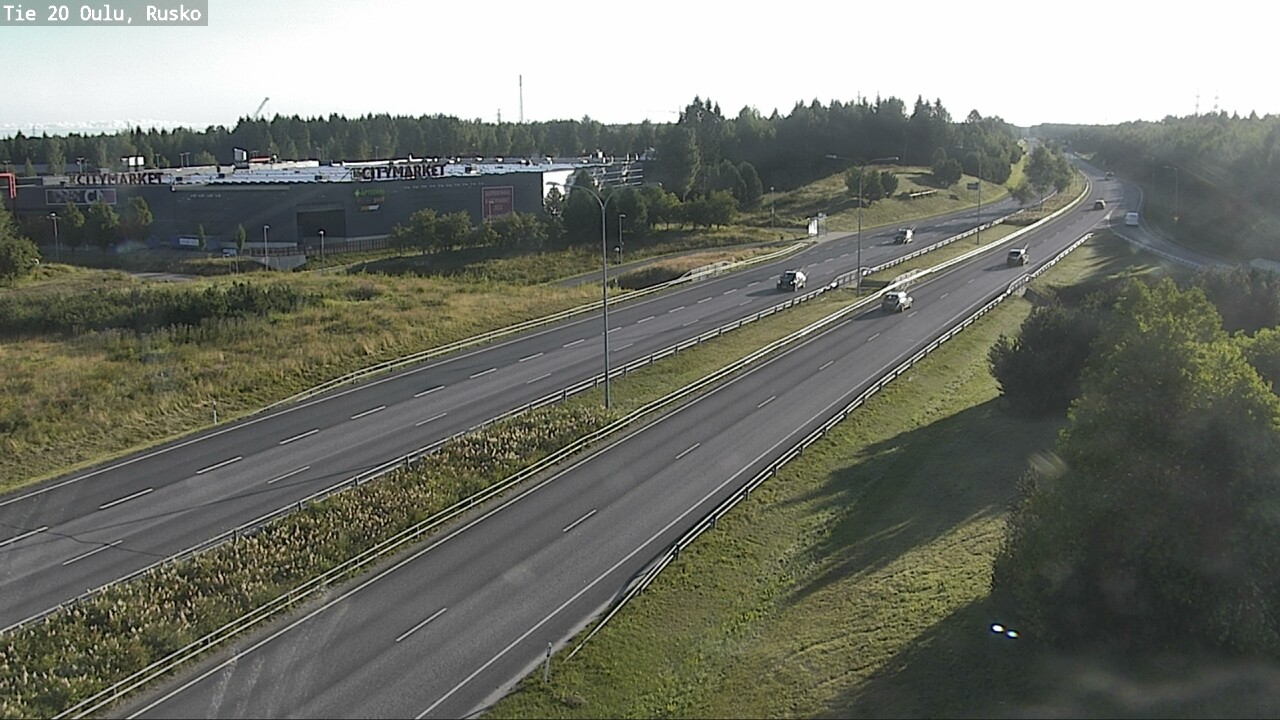 Weather Camera Image Road 20 Oulu, Rusko, Oulu, Pohjois-Pohjanmaa