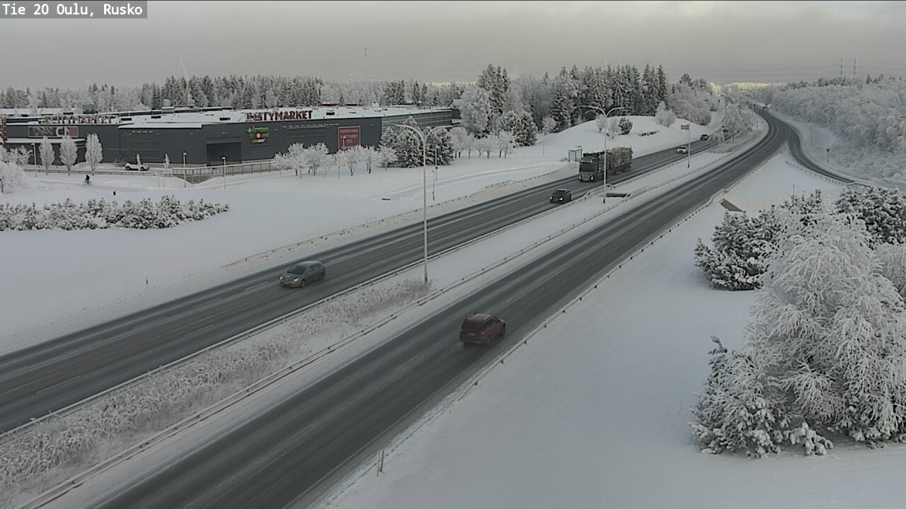 Weather Camera Image Road 20 Oulu, Rusko, Oulu, Pohjois-Pohjanmaa
