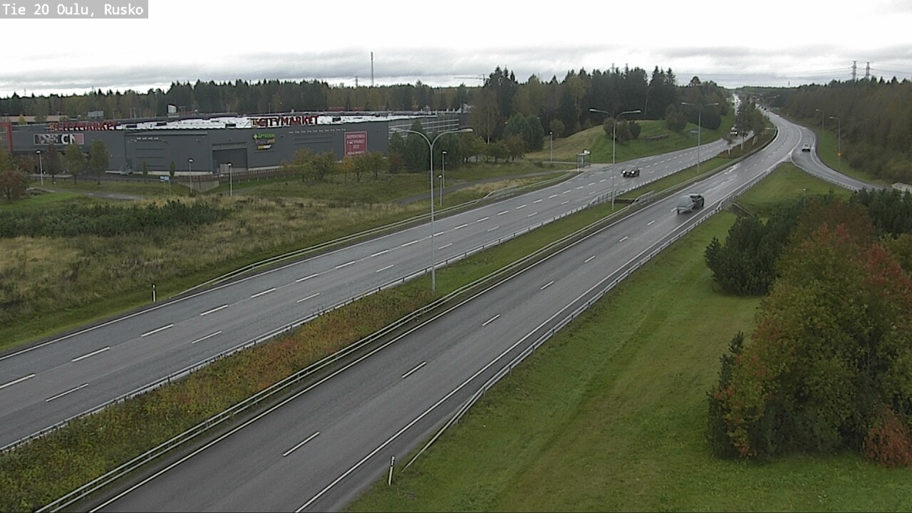 Weather Camera Image Väg 20 Uleåborg, Rusko, Oulu, Pohjois-Pohjanmaa