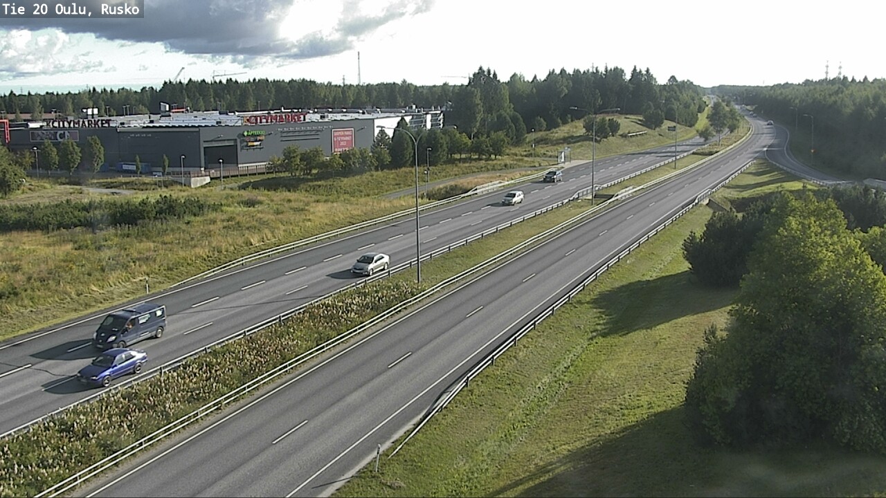 Weather Camera Image Road 20 Oulu, Rusko, Oulu, Pohjois-Pohjanmaa