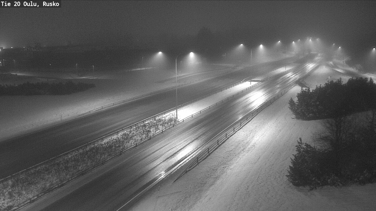 Weather Camera Image Road 20 Oulu, Rusko, Oulu, Pohjois-Pohjanmaa