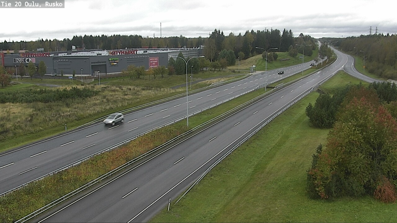 Weather Camera Image Väg 20 Uleåborg, Rusko, Oulu, Pohjois-Pohjanmaa