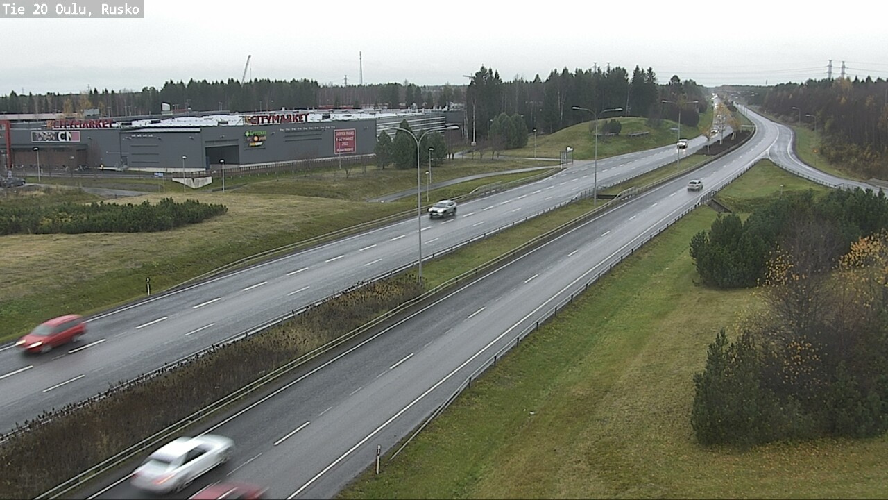 Weather Camera Image Road 20 Oulu, Rusko, Oulu, Pohjois-Pohjanmaa