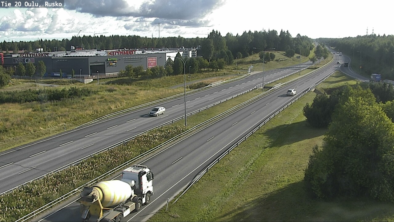 Weather Camera Image Road 20 Oulu, Rusko, Oulu, Pohjois-Pohjanmaa