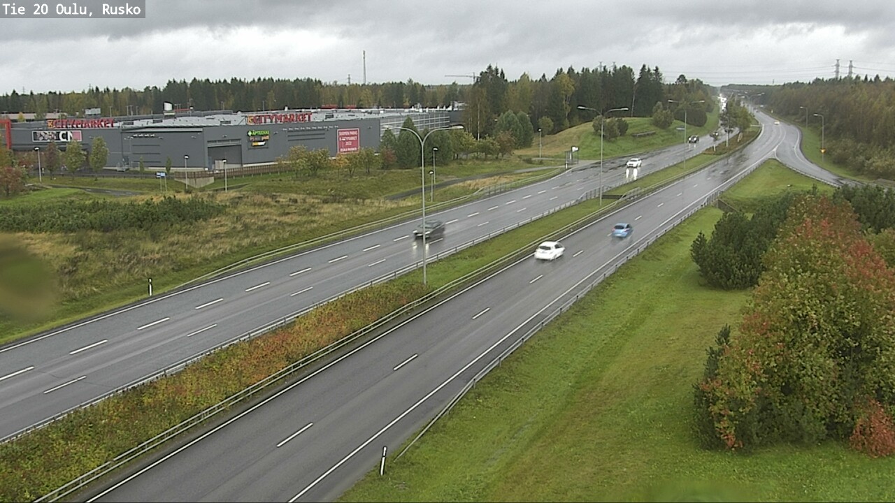 Weather Camera Image Road 20 Oulu, Rusko, Oulu, Pohjois-Pohjanmaa