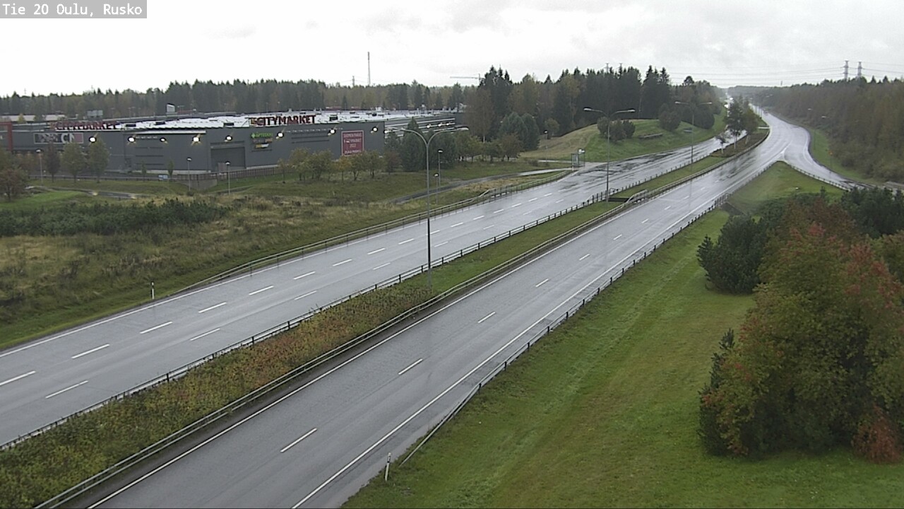 Weather Camera Image Väg 20 Uleåborg, Rusko, Oulu, Pohjois-Pohjanmaa