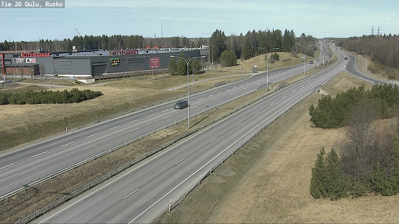 Kelikamerat Kuva Tie 20 Oulu, Rusko, Oulu, Pohjois-Pohjanmaa