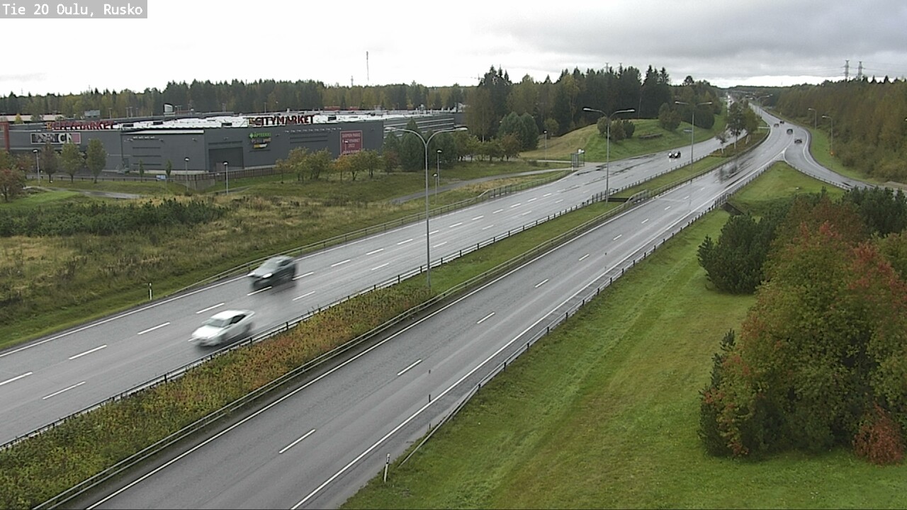 Weather Camera Image Väg 20 Uleåborg, Rusko, Oulu, Pohjois-Pohjanmaa