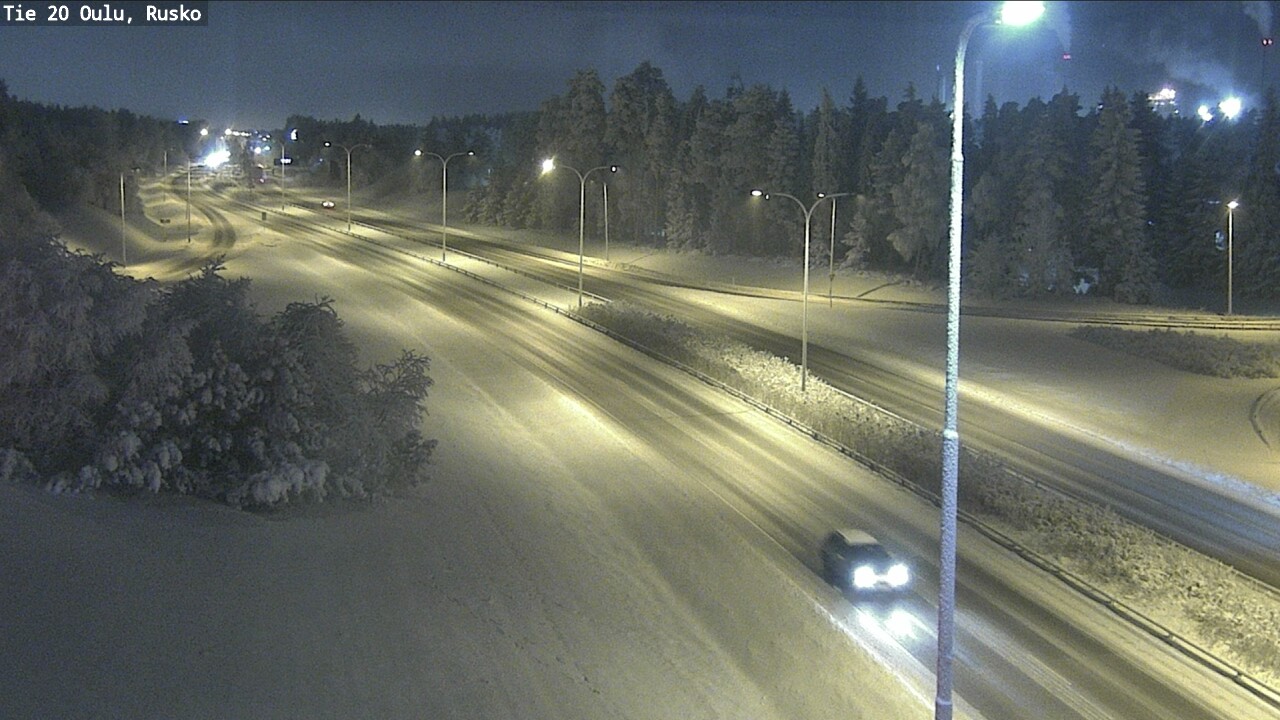 Weather Camera Image Road 20 Oulu, Rusko, Oulu, Pohjois-Pohjanmaa