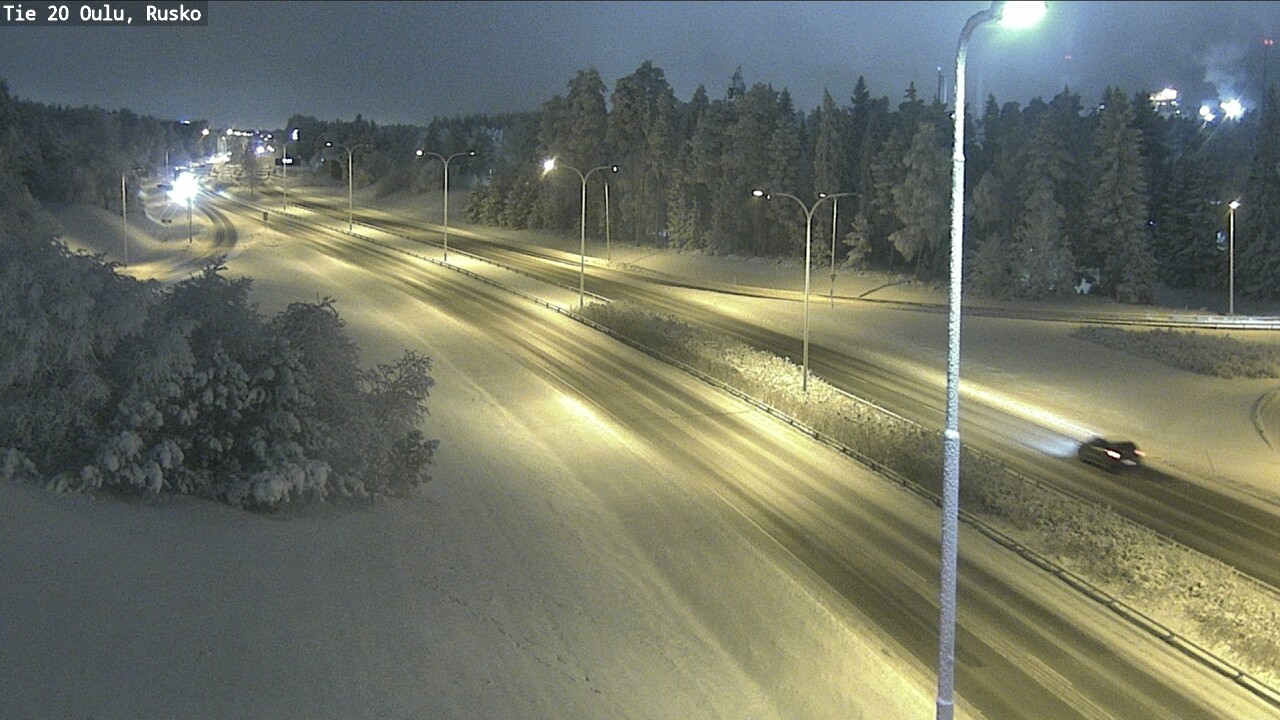 Weather Camera Image Road 20 Oulu, Rusko, Oulu, Pohjois-Pohjanmaa