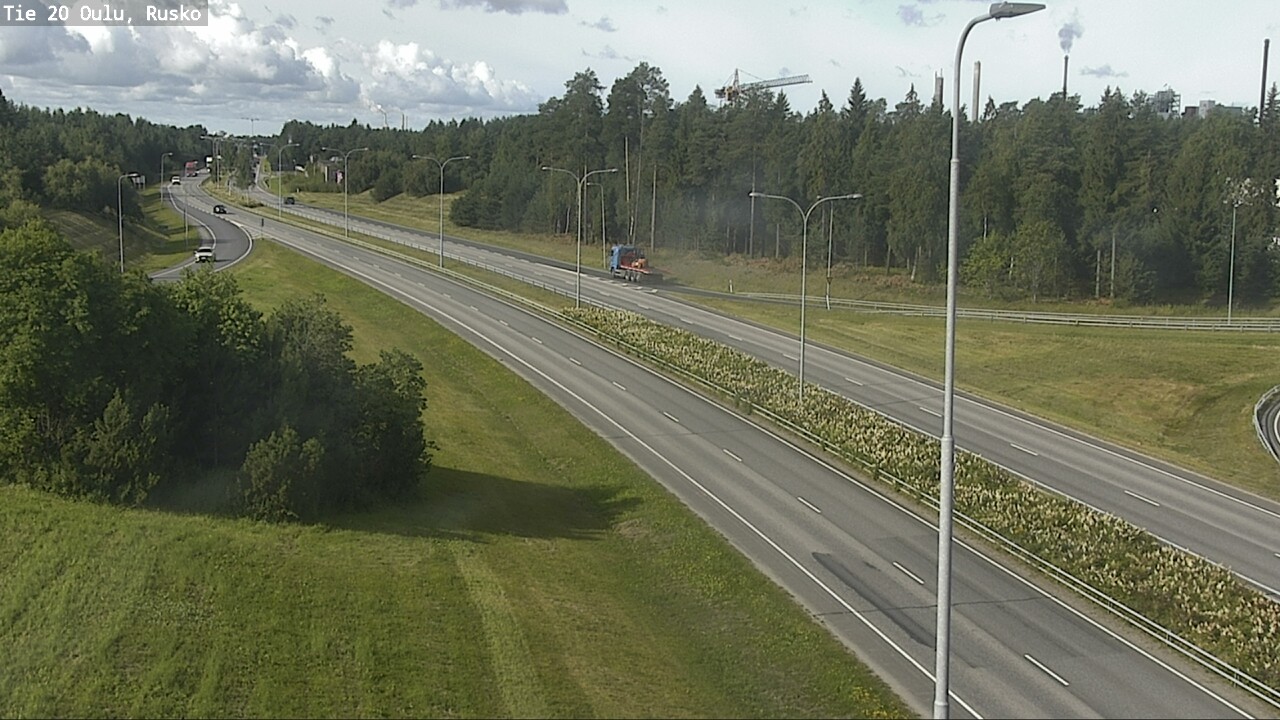 Weather Camera Image Road 20 Oulu, Rusko, Oulu, Pohjois-Pohjanmaa