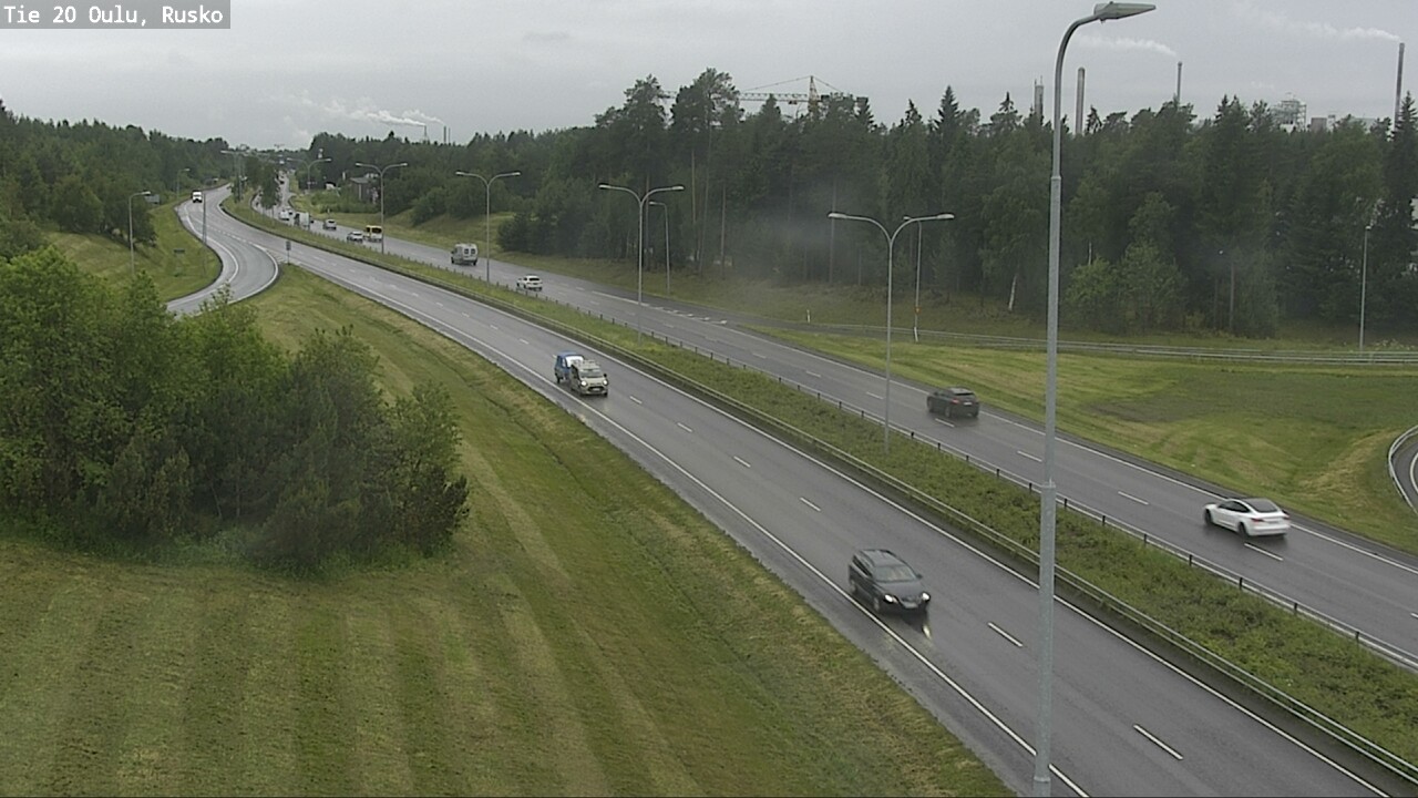 Weather Camera Image Road 20 Oulu, Rusko, Oulu, Pohjois-Pohjanmaa