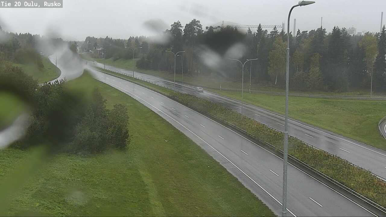 Weather Camera Image Väg 20 Uleåborg, Rusko, Oulu, Pohjois-Pohjanmaa