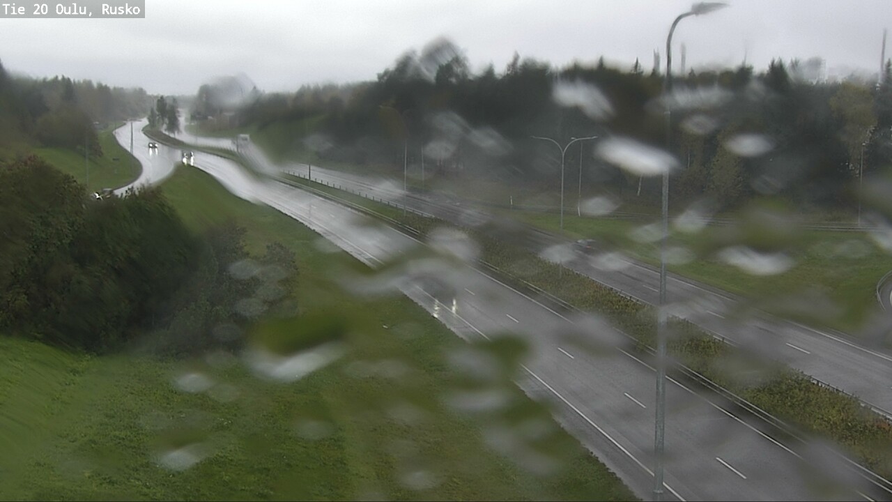 Weather Camera Image Väg 20 Uleåborg, Rusko, Oulu, Pohjois-Pohjanmaa