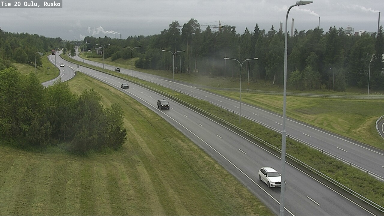 Weather Camera Image Road 20 Oulu, Rusko, Oulu, Pohjois-Pohjanmaa