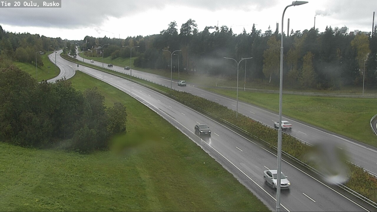 Weather Camera Image Väg 20 Uleåborg, Rusko, Oulu, Pohjois-Pohjanmaa