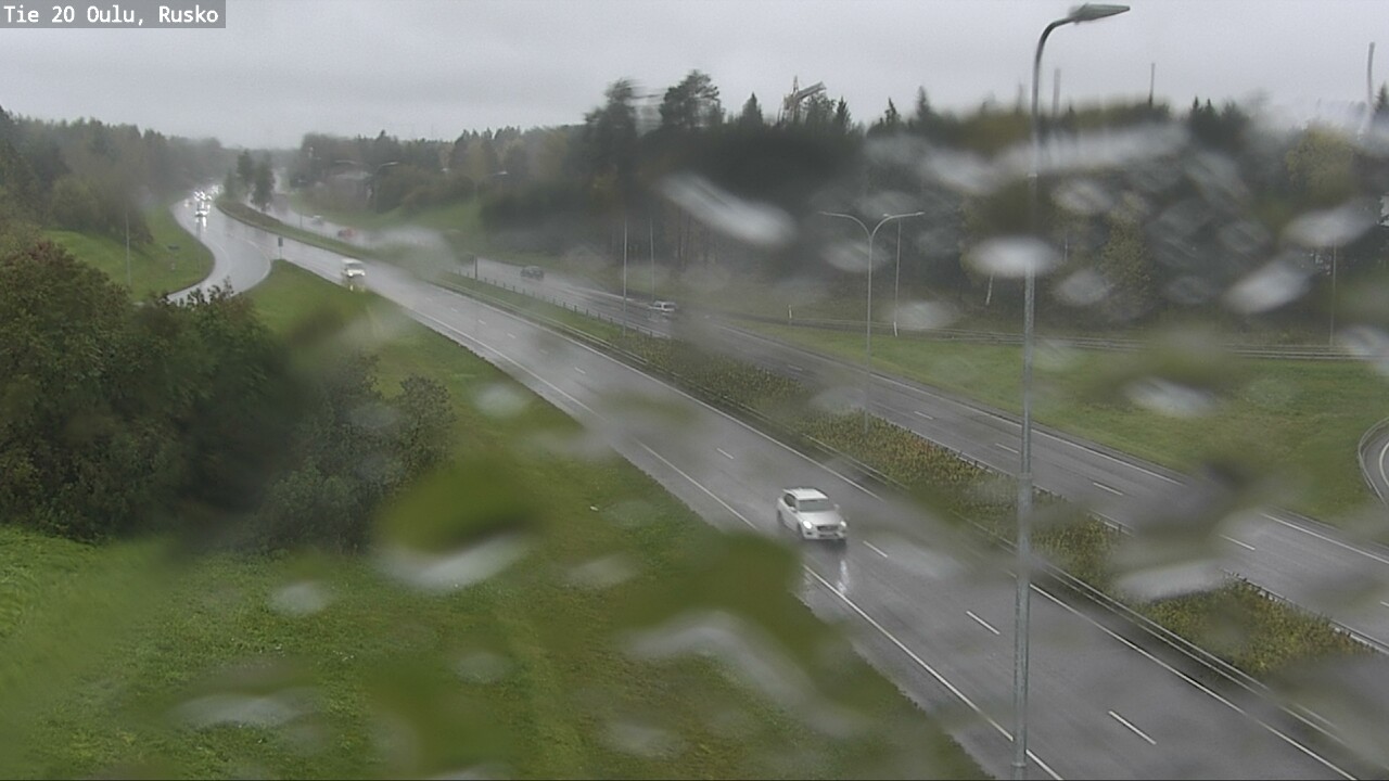 Weather Camera Image Väg 20 Uleåborg, Rusko, Oulu, Pohjois-Pohjanmaa
