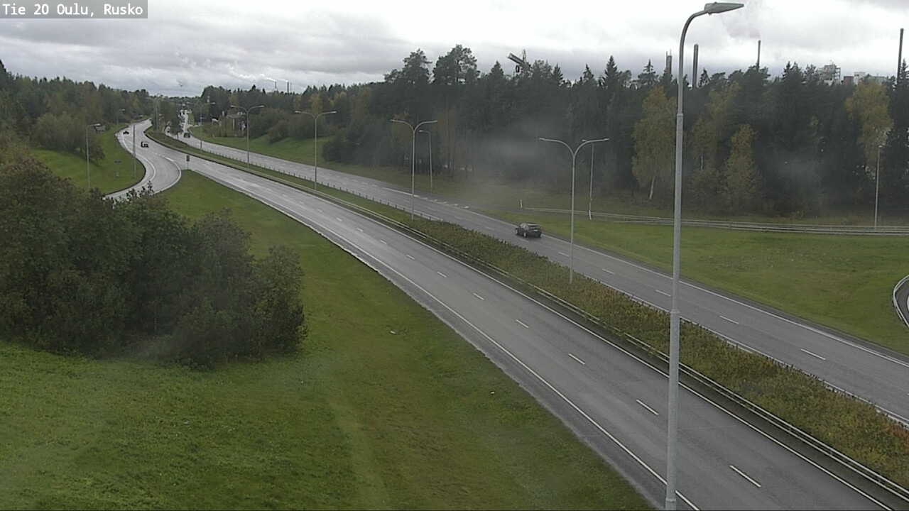 Weather Camera Image Väg 20 Uleåborg, Rusko, Oulu, Pohjois-Pohjanmaa