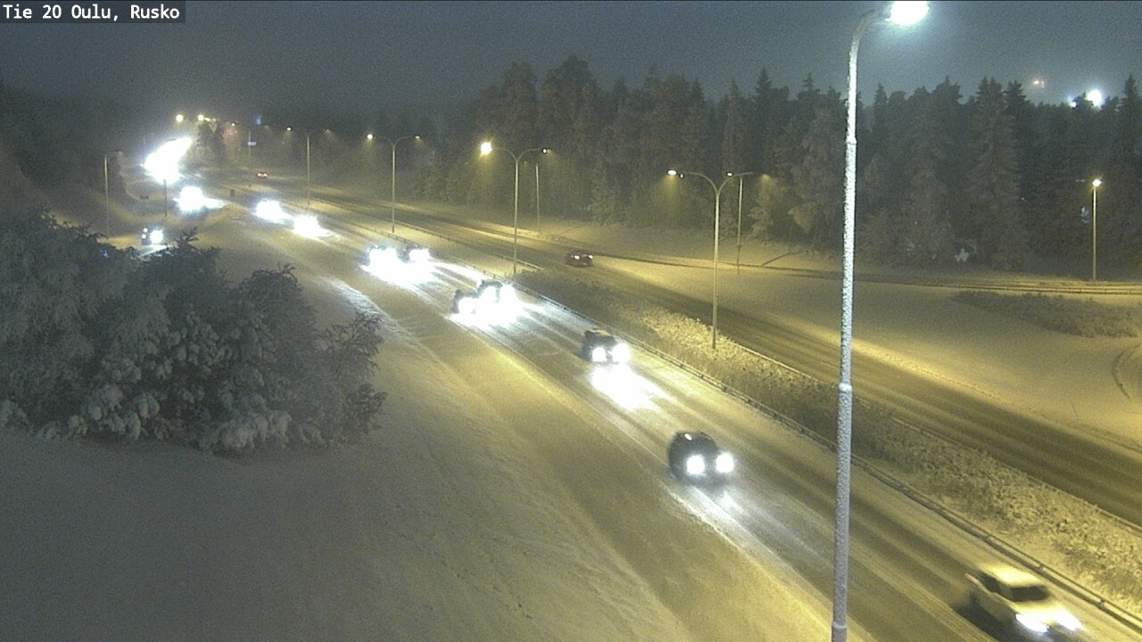 Weather Camera Image Road 20 Oulu, Rusko, Oulu, Pohjois-Pohjanmaa
