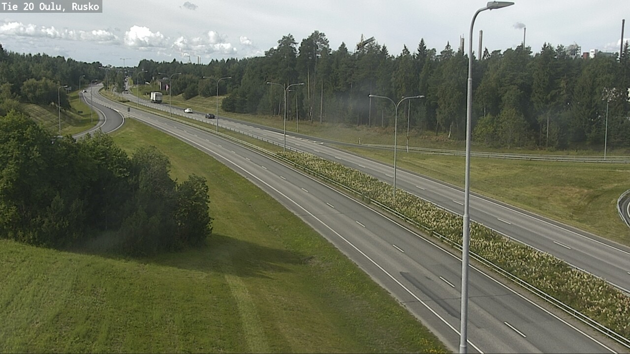Weather Camera Image Road 20 Oulu, Rusko, Oulu, Pohjois-Pohjanmaa