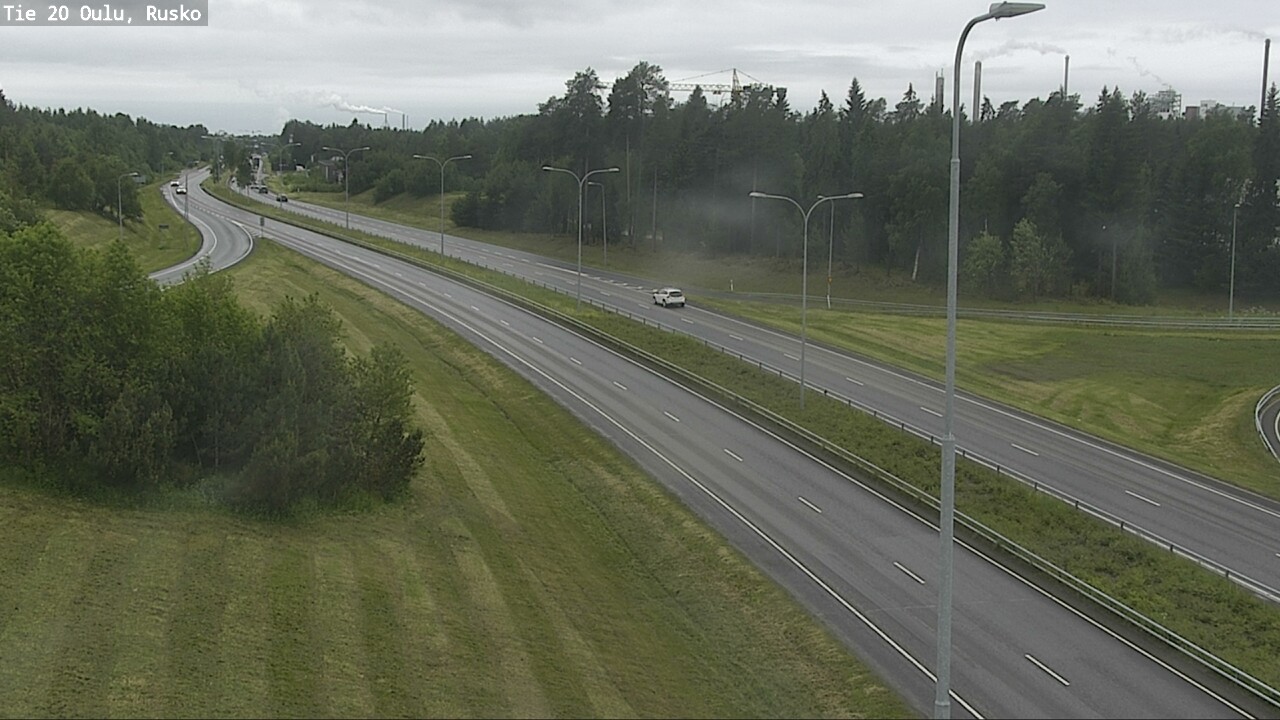 Weather Camera Image Road 20 Oulu, Rusko, Oulu, Pohjois-Pohjanmaa