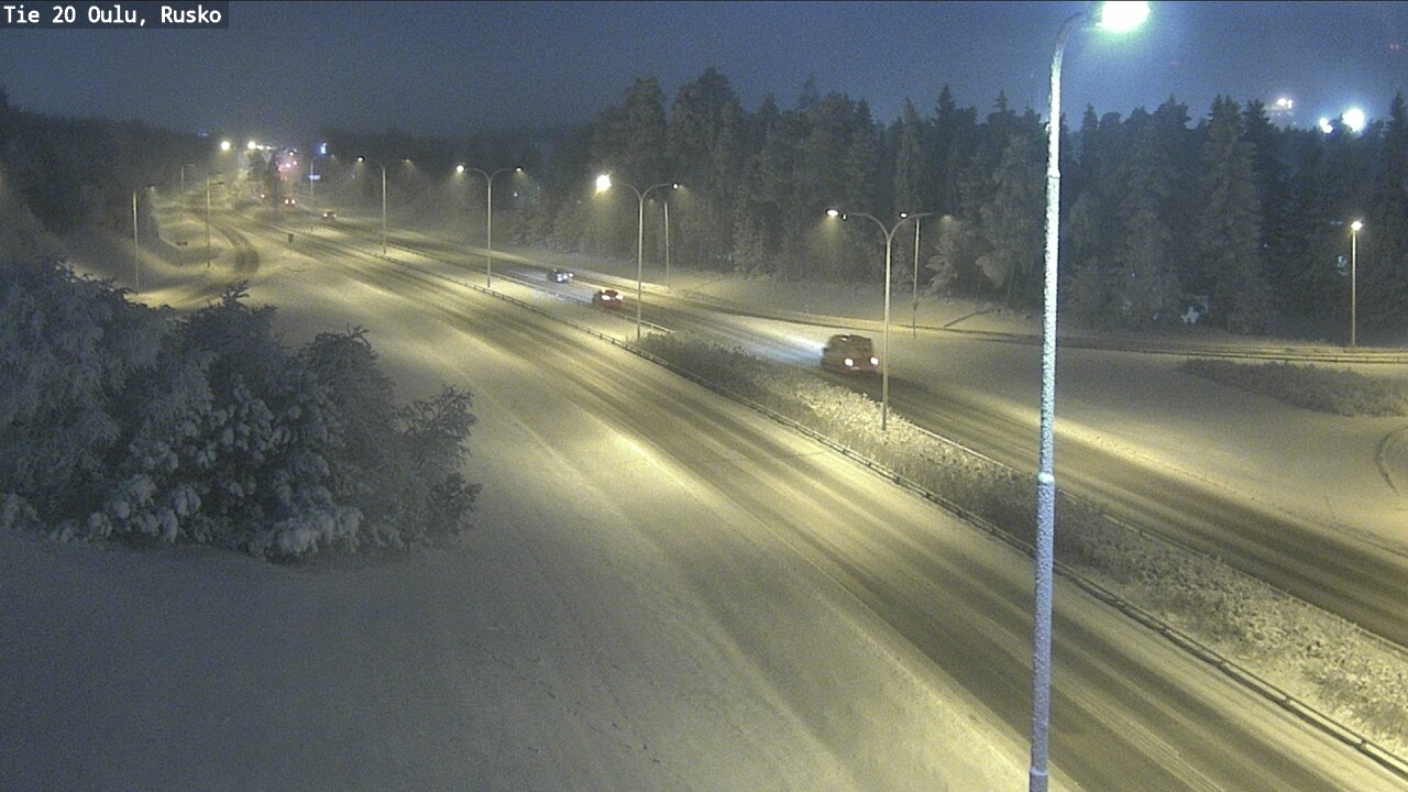 Weather Camera Image Road 20 Oulu, Rusko, Oulu, Pohjois-Pohjanmaa