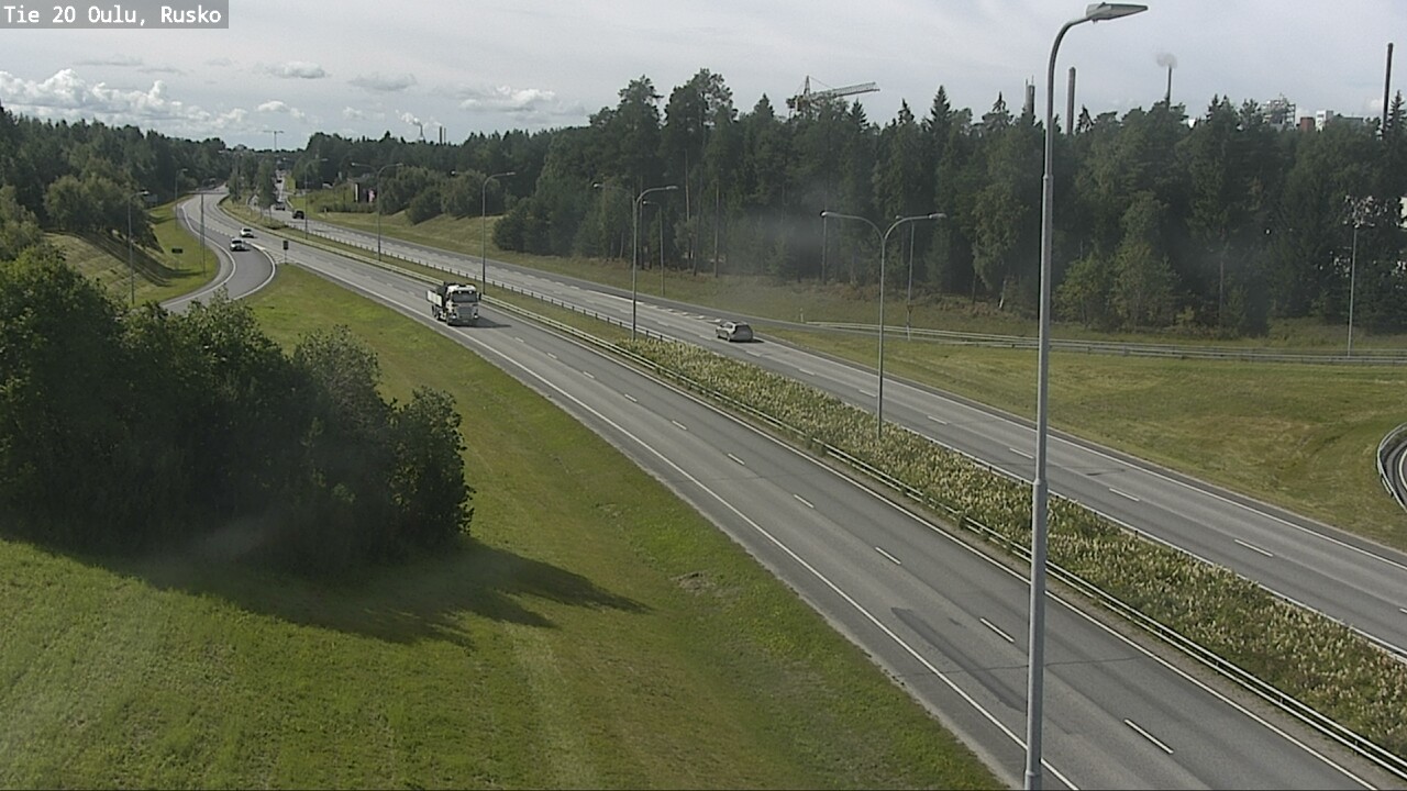 Weather Camera Image Road 20 Oulu, Rusko, Oulu, Pohjois-Pohjanmaa