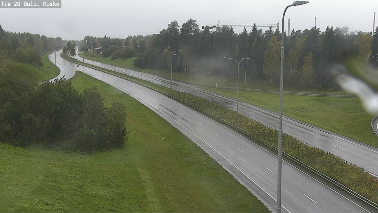 Weather Camera Image Väg 20 Uleåborg, Rusko, Oulu, Pohjois-Pohjanmaa