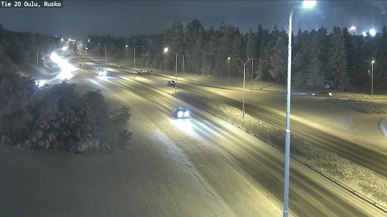 Weather Camera Image Road 20 Oulu, Rusko, Oulu, Pohjois-Pohjanmaa