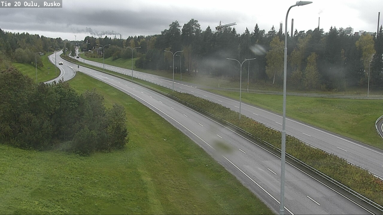 Weather Camera Image Väg 20 Uleåborg, Rusko, Oulu, Pohjois-Pohjanmaa