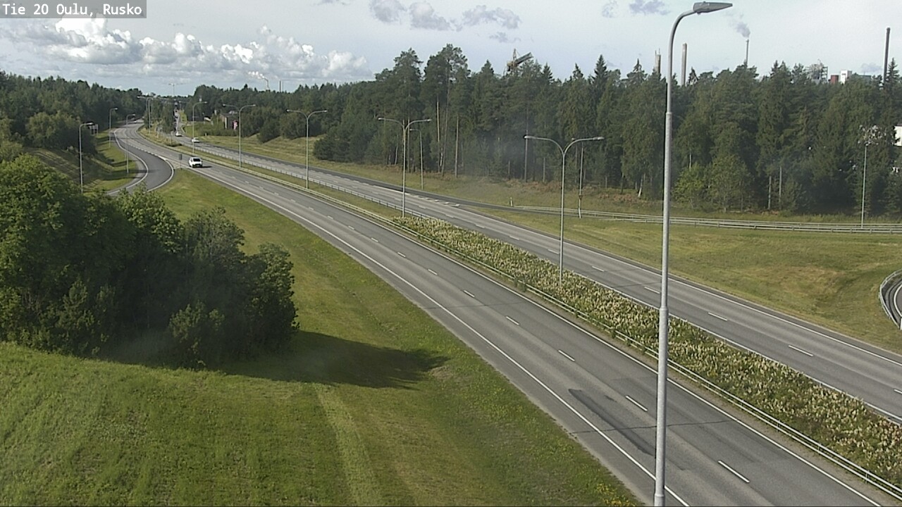 Weather Camera Image Road 20 Oulu, Rusko, Oulu, Pohjois-Pohjanmaa