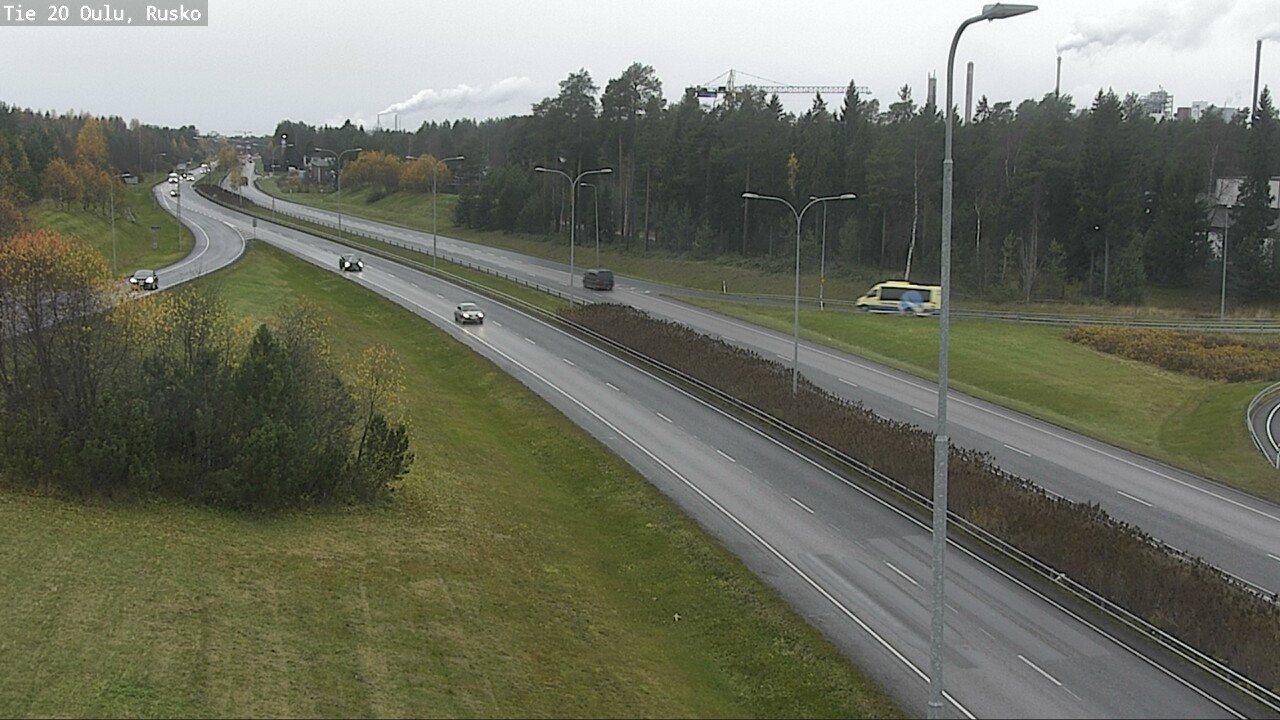 Weather Camera Image Road 20 Oulu, Rusko, Oulu, Pohjois-Pohjanmaa