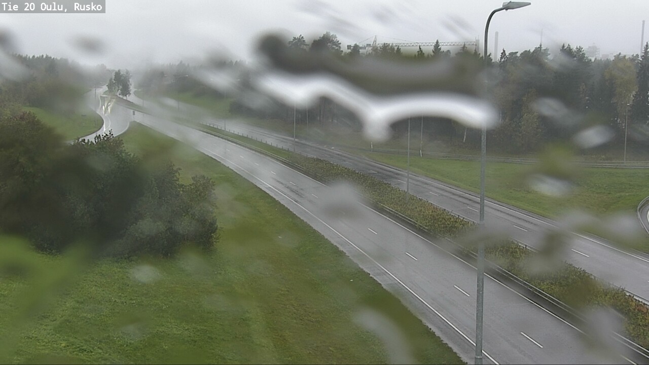 Weather Camera Image Väg 20 Uleåborg, Rusko, Oulu, Pohjois-Pohjanmaa