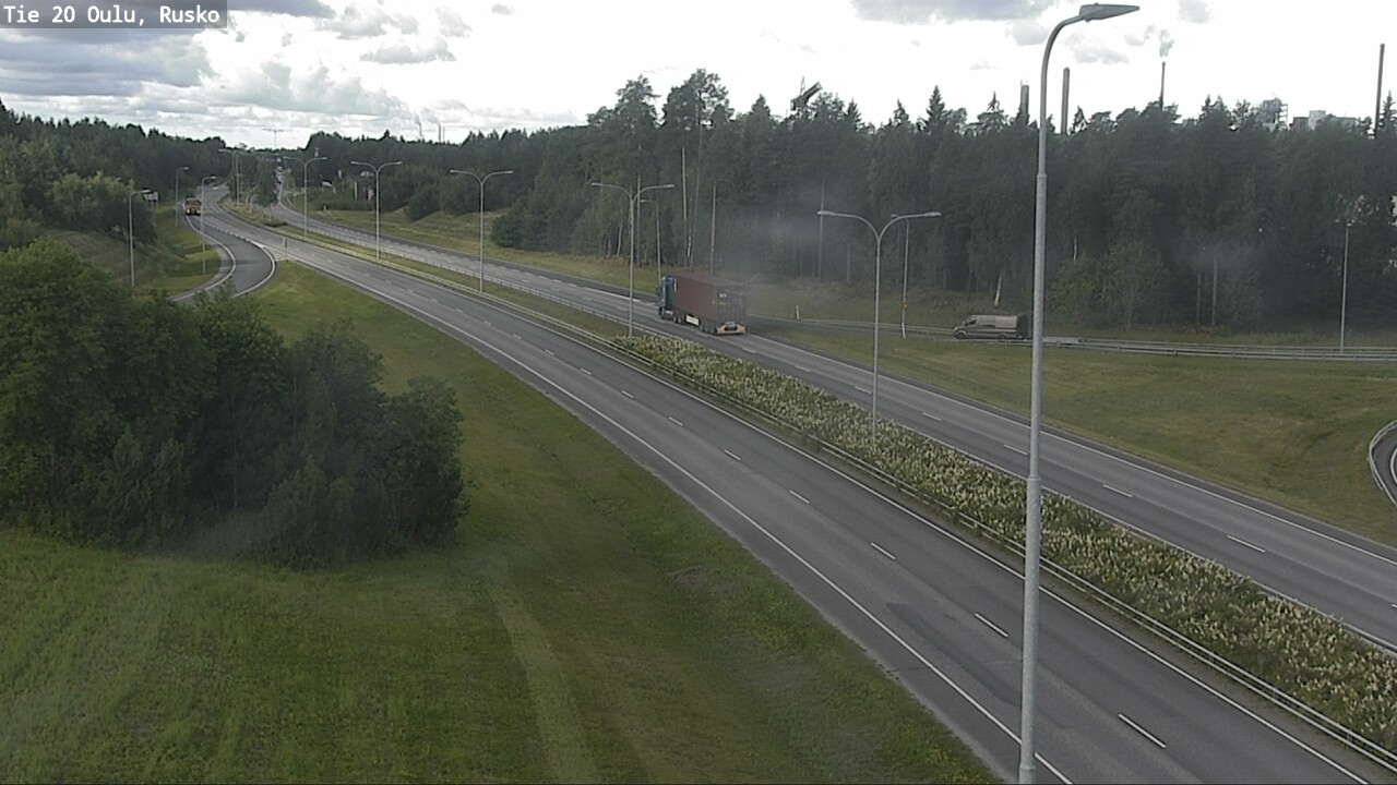 Weather Camera Image Road 20 Oulu, Rusko, Oulu, Pohjois-Pohjanmaa