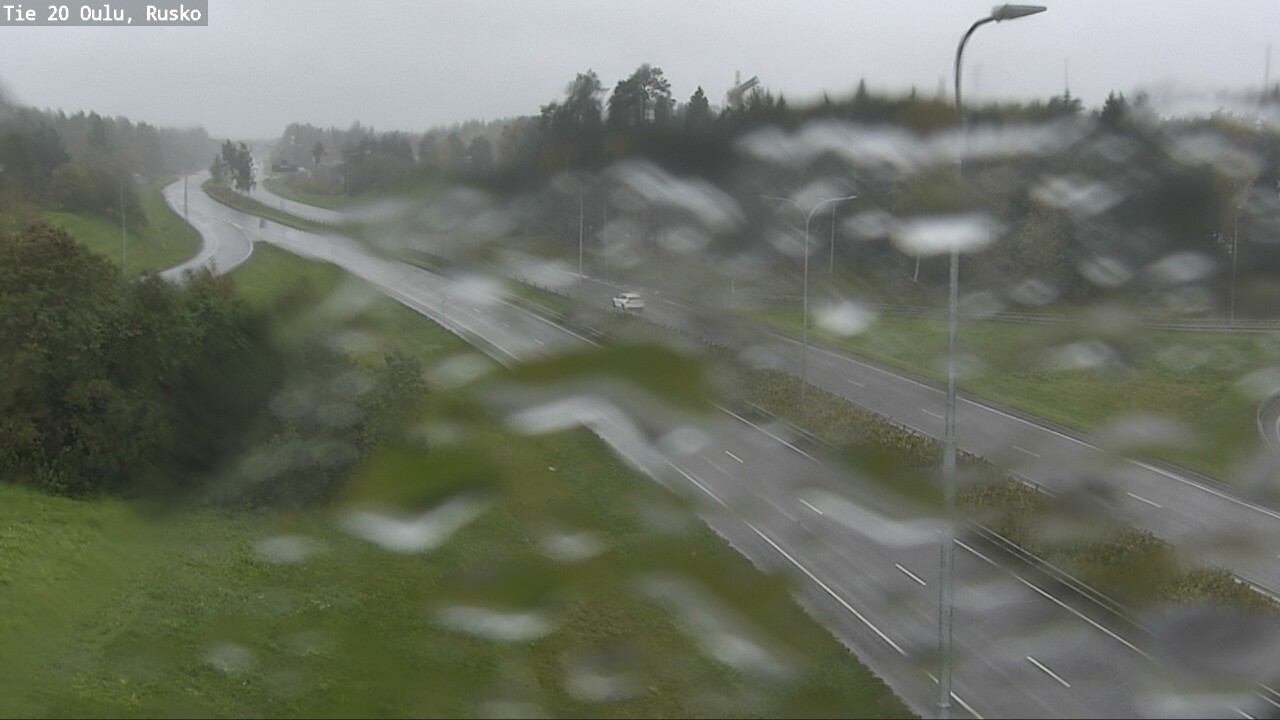 Weather Camera Image Väg 20 Uleåborg, Rusko, Oulu, Pohjois-Pohjanmaa