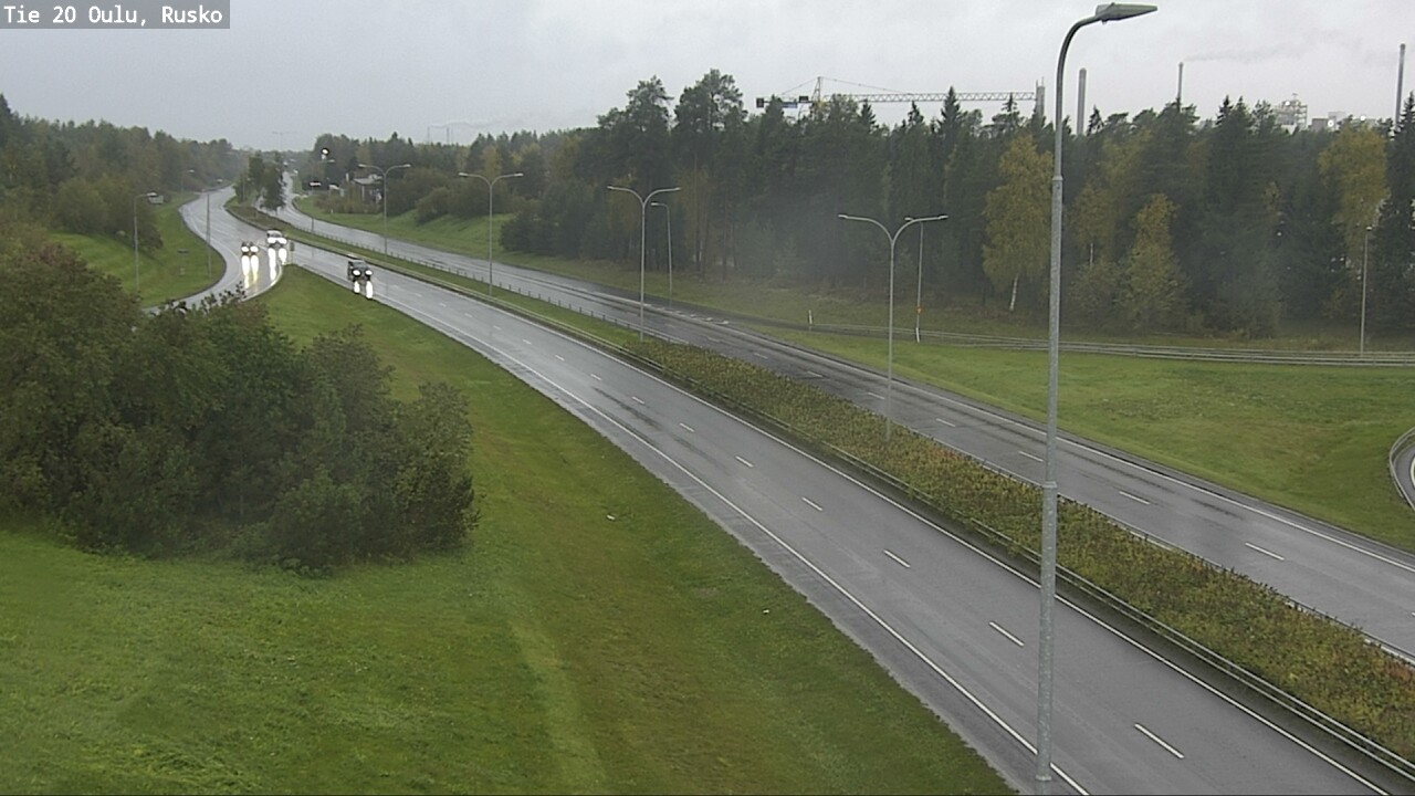 Weather Camera Image Road 20 Oulu, Rusko, Oulu, Pohjois-Pohjanmaa
