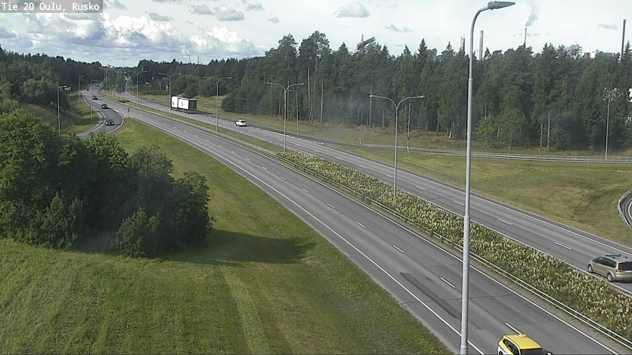 Weather Camera Image Road 20 Oulu, Rusko, Oulu, Pohjois-Pohjanmaa