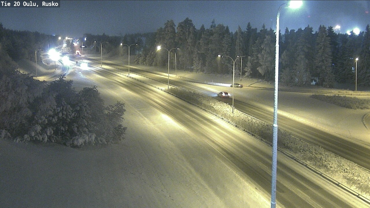 Weather Camera Image Road 20 Oulu, Rusko, Oulu, Pohjois-Pohjanmaa