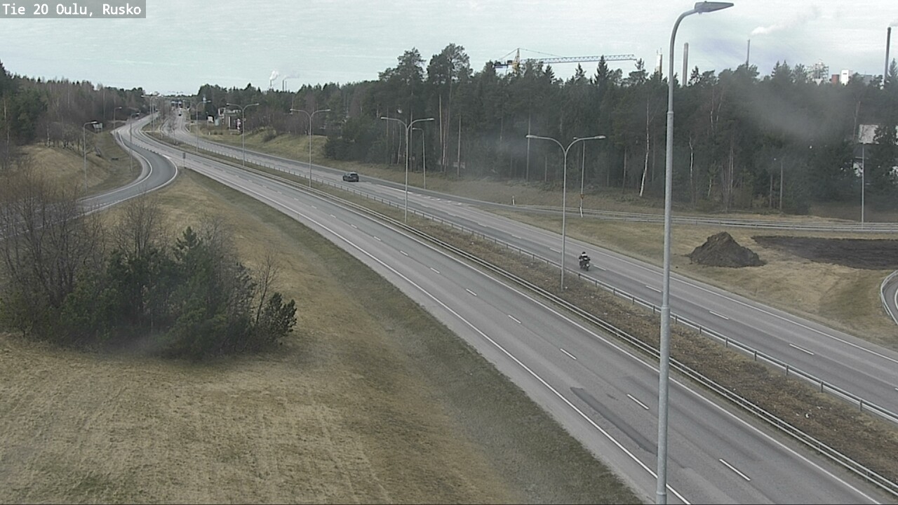 Weather Camera Image Road 20 Oulu, Rusko, Oulu, Pohjois-Pohjanmaa