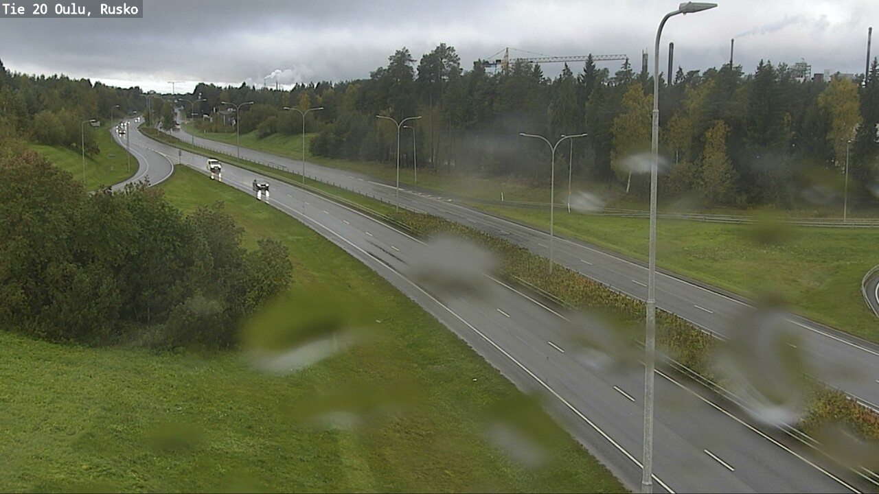 Weather Camera Image Väg 20 Uleåborg, Rusko, Oulu, Pohjois-Pohjanmaa