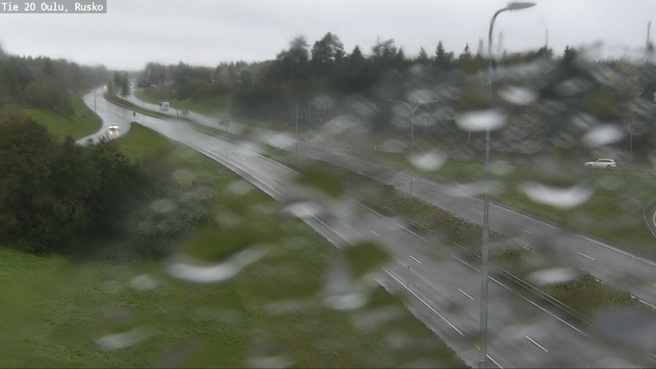 Weather Camera Image Väg 20 Uleåborg, Rusko, Oulu, Pohjois-Pohjanmaa