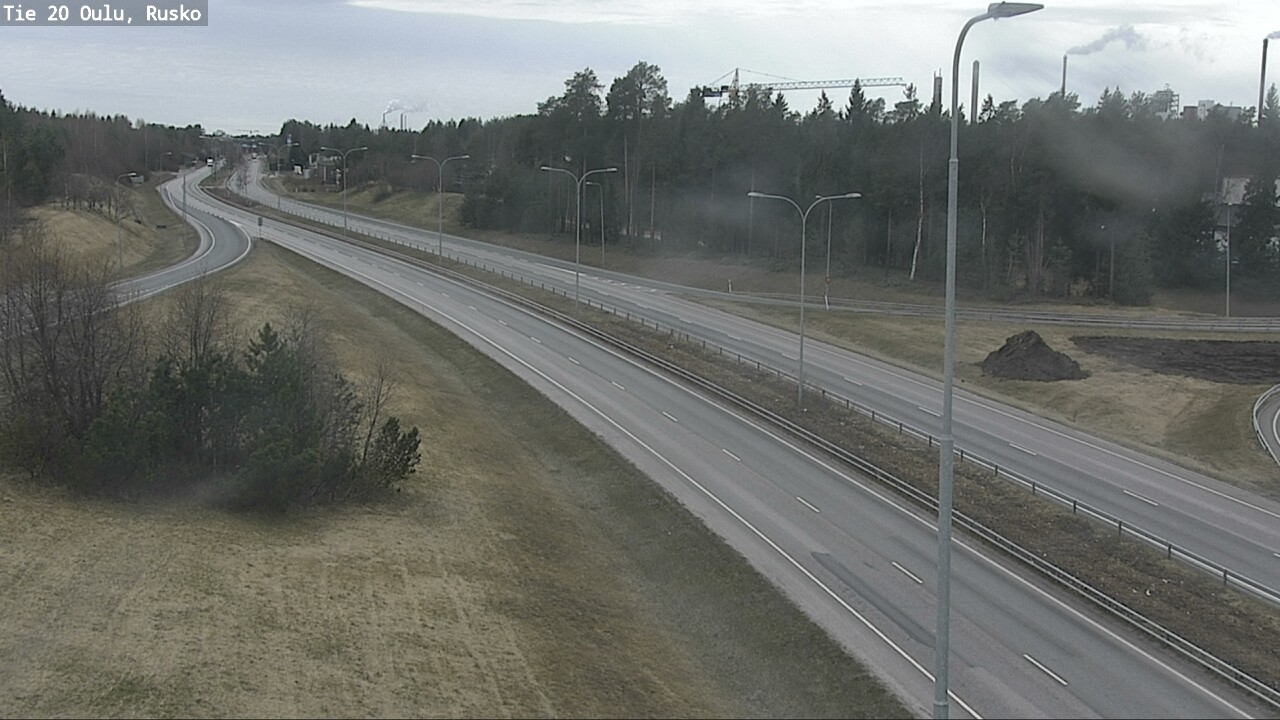 Weather Camera Image Road 20 Oulu, Rusko, Oulu, Pohjois-Pohjanmaa