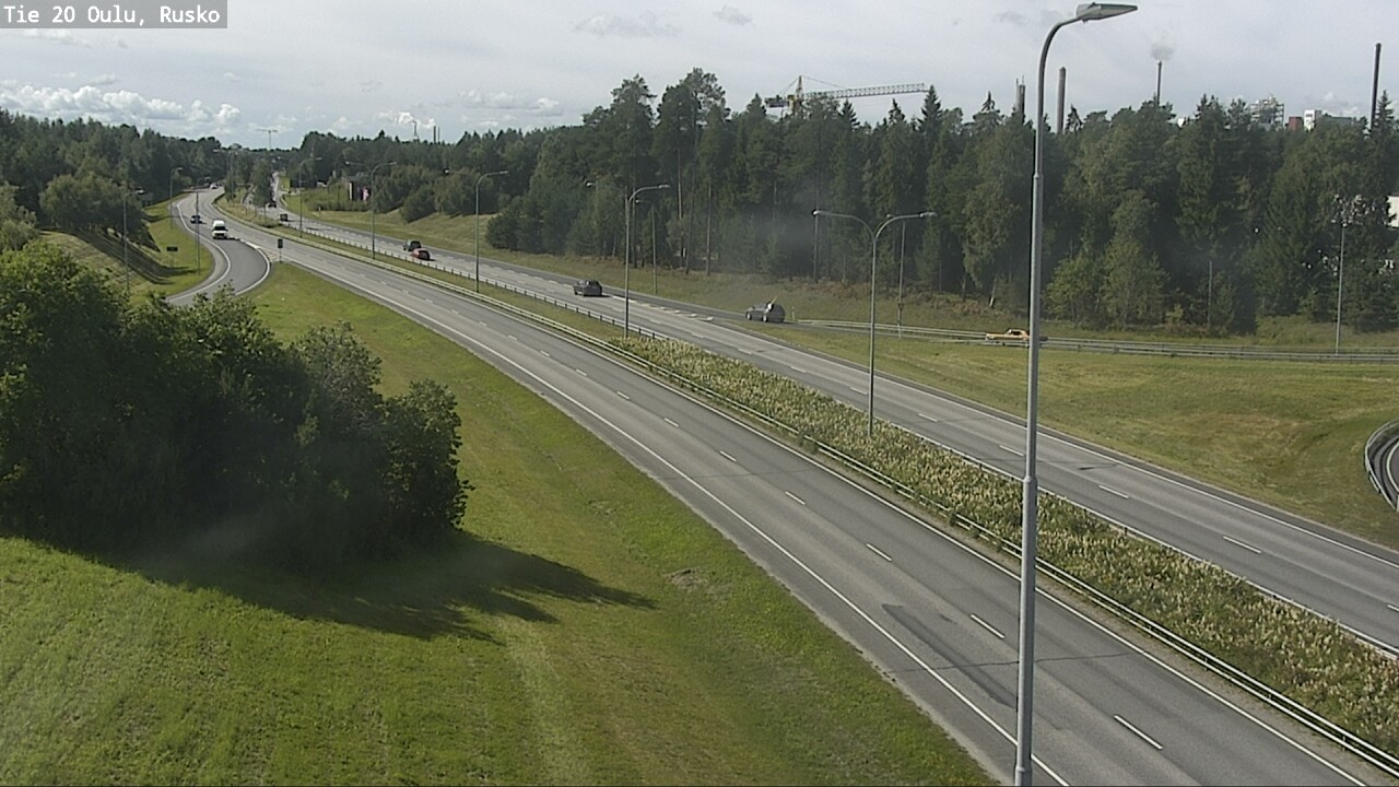 Weather Camera Image Road 20 Oulu, Rusko, Oulu, Pohjois-Pohjanmaa