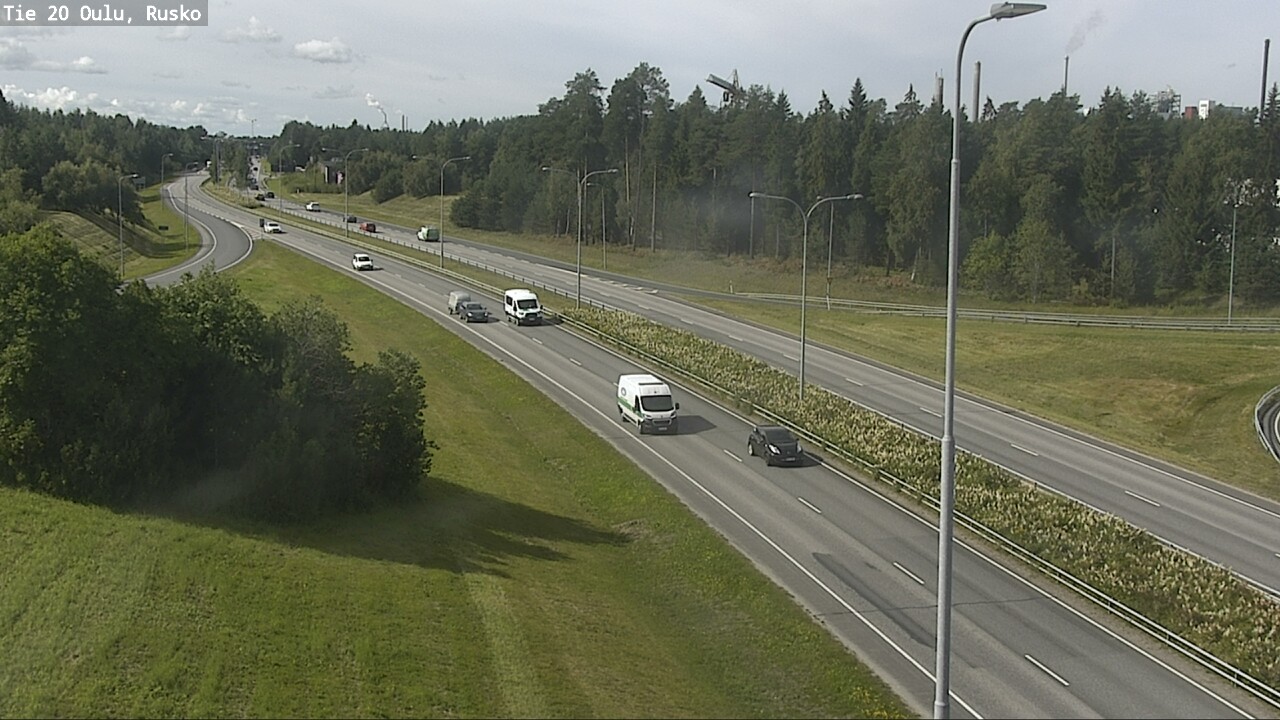 Weather Camera Image Road 20 Oulu, Rusko, Oulu, Pohjois-Pohjanmaa
