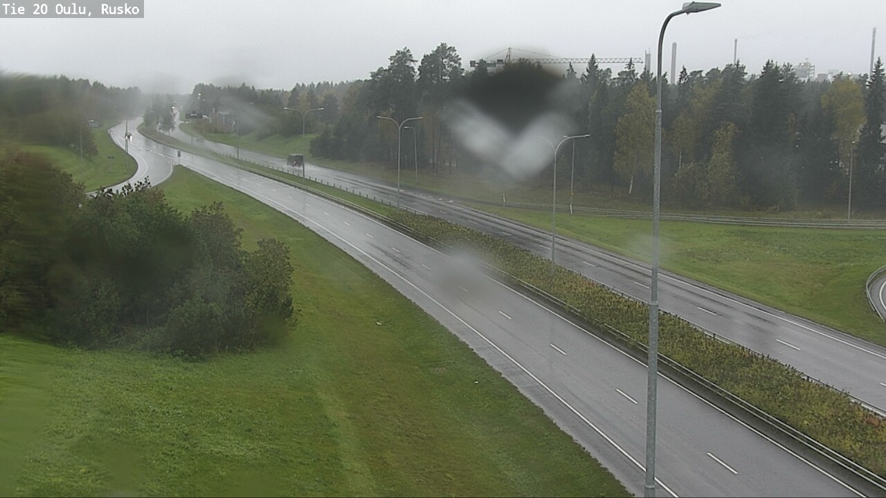 Weather Camera Image Väg 20 Uleåborg, Rusko, Oulu, Pohjois-Pohjanmaa
