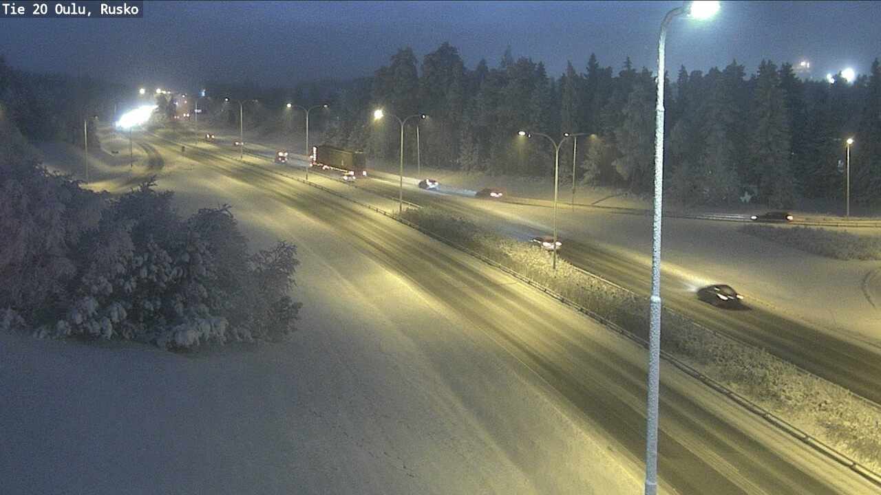 Weather Camera Image Road 20 Oulu, Rusko, Oulu, Pohjois-Pohjanmaa