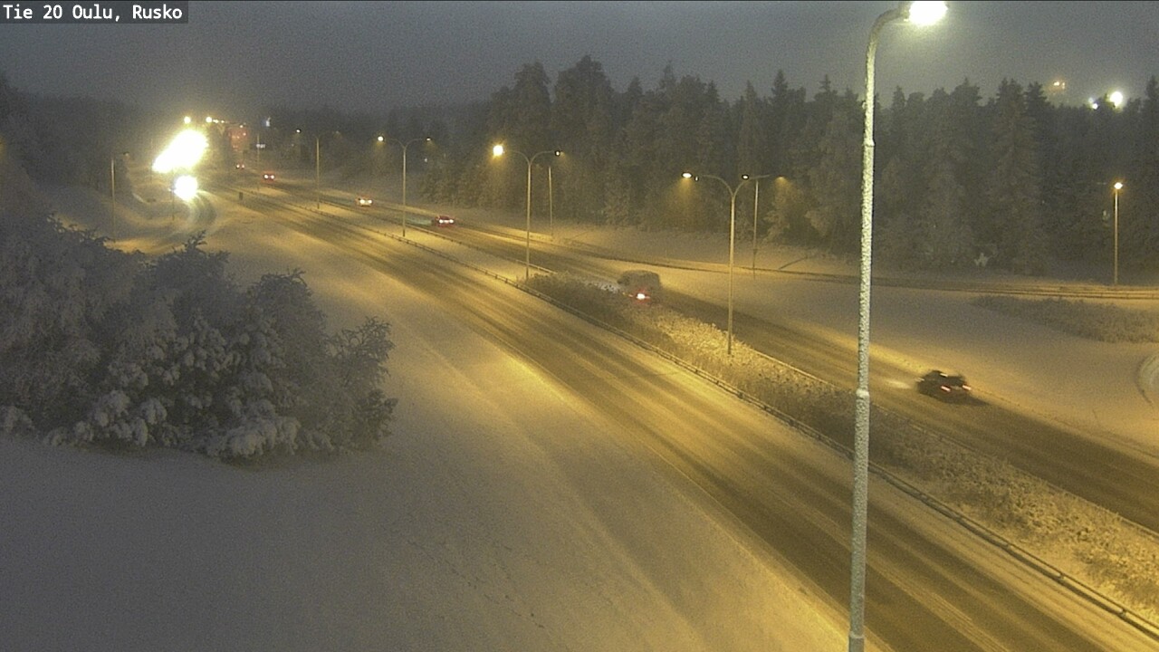 Weather Camera Image Road 20 Oulu, Rusko, Oulu, Pohjois-Pohjanmaa