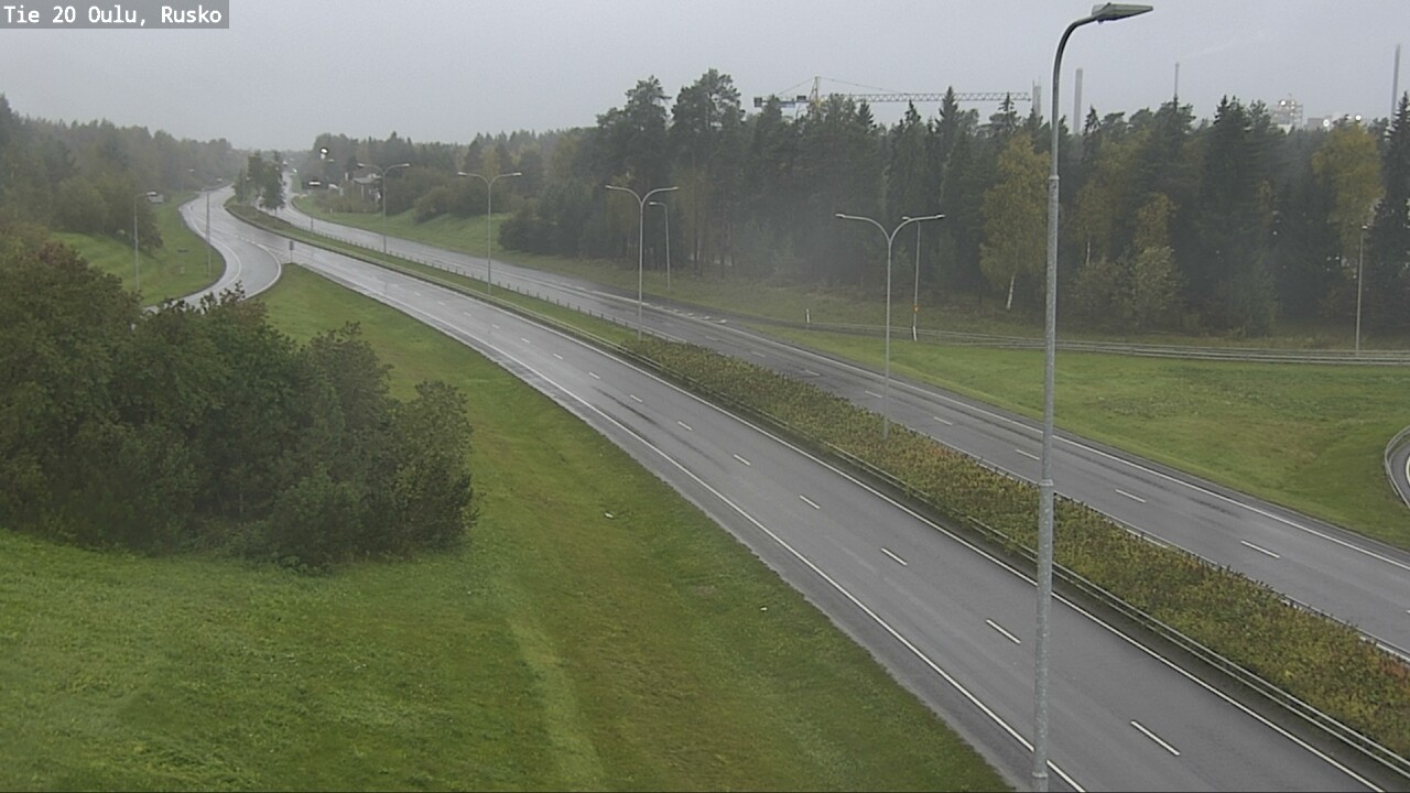 Weather Camera Image Road 20 Oulu, Rusko, Oulu, Pohjois-Pohjanmaa