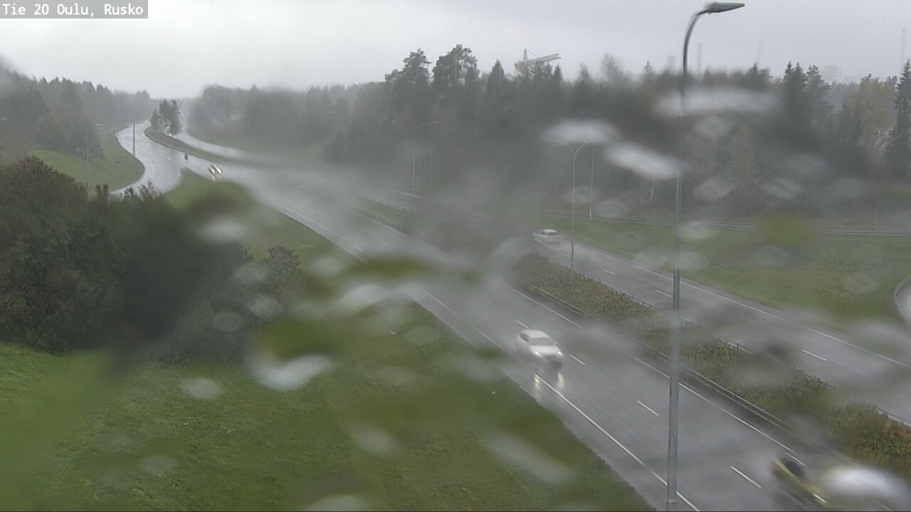 Weather Camera Image Väg 20 Uleåborg, Rusko, Oulu, Pohjois-Pohjanmaa