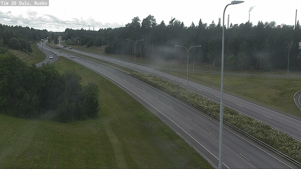 Weather Camera Image Road 20 Oulu, Rusko, Oulu, Pohjois-Pohjanmaa